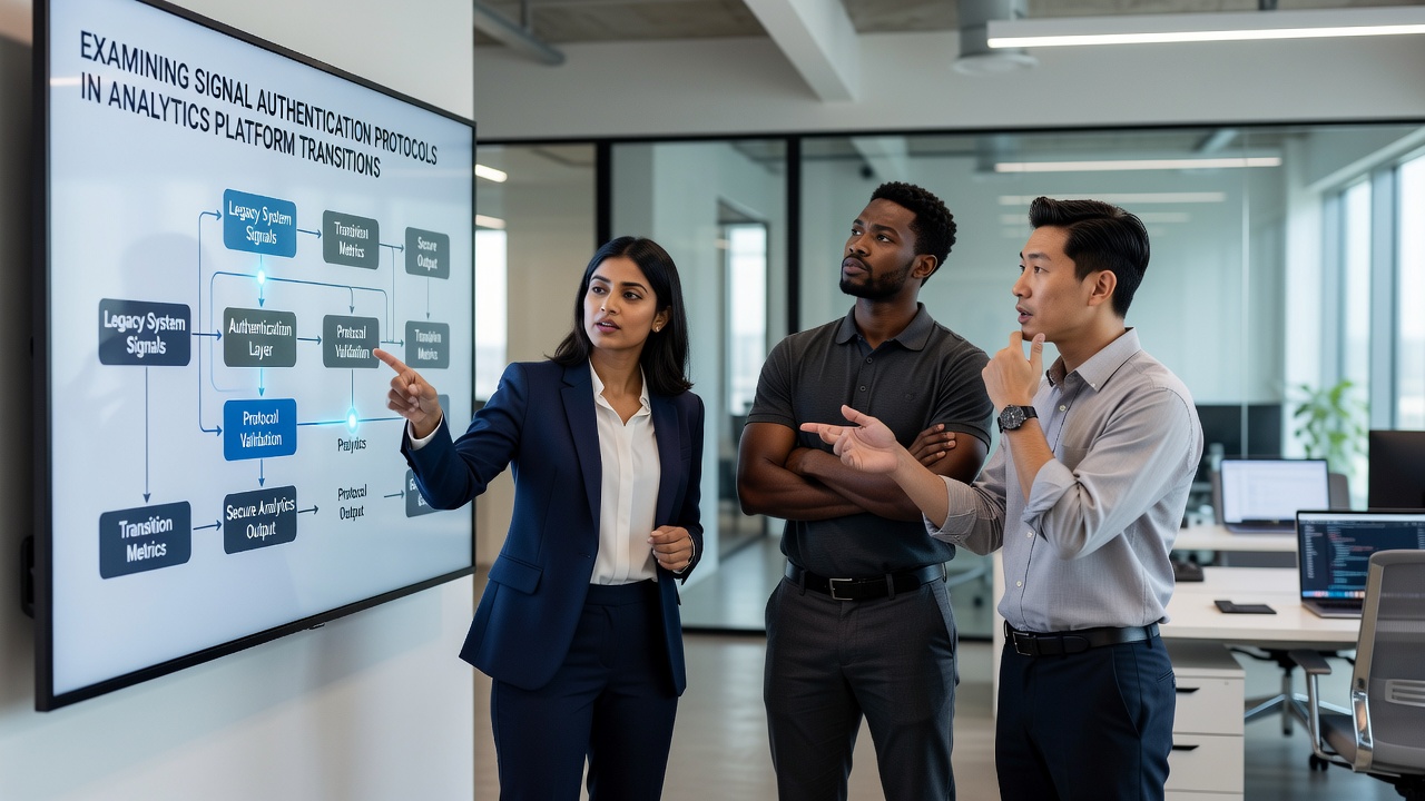 Examining Signal Authentication Protocols in Analytics Platform Transitions